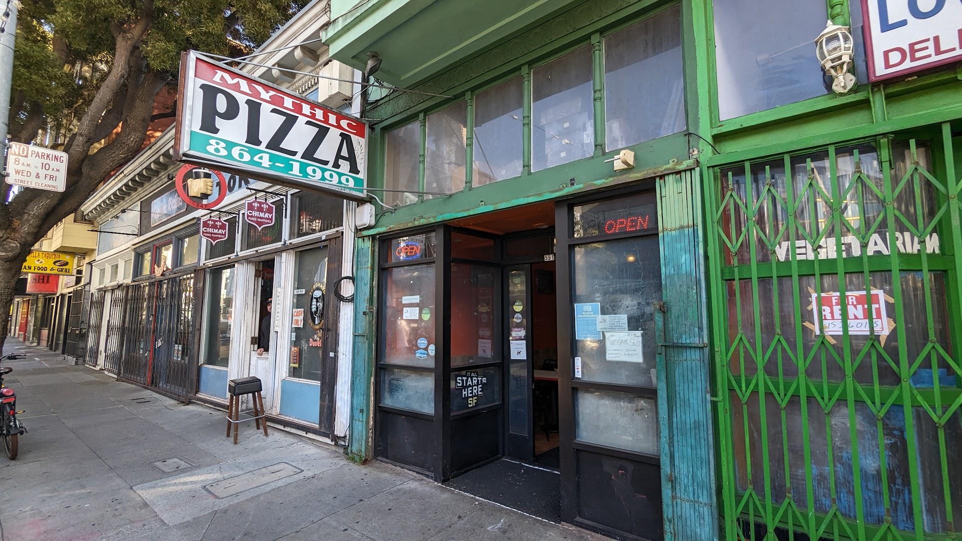 Mythic Pizza Menu image 1
